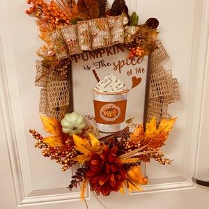 SOLD!!!Handmade Fall Wreath